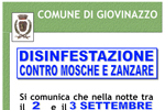 02/09: Disinfestazione contro mosche e zanzare